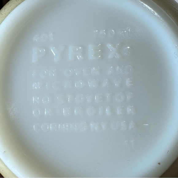 Set Of 3 Pyrex Forest Fancies Speckled Tan Nesting Bowls Mushroom 1980s - Picture 6 of 10